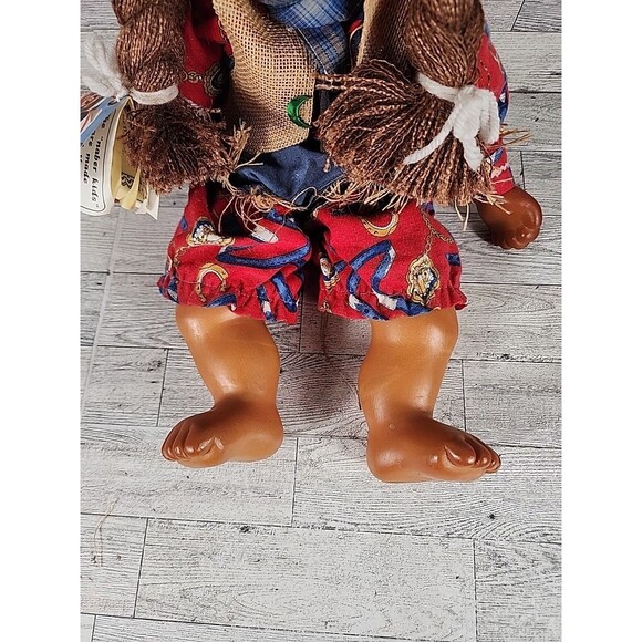 Vintage NABER KIDS Doll WOOD CHIPS & RESIN Darina Rare COA ATTACHED Toddler 18" - Picture 3 of 10